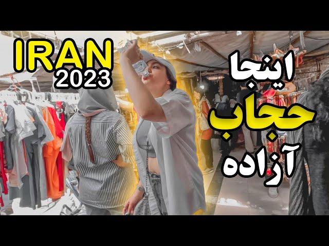 Tehran Walking Tour 2023 in Parvaneh Friday Bazar | Iran City Tour 4K 