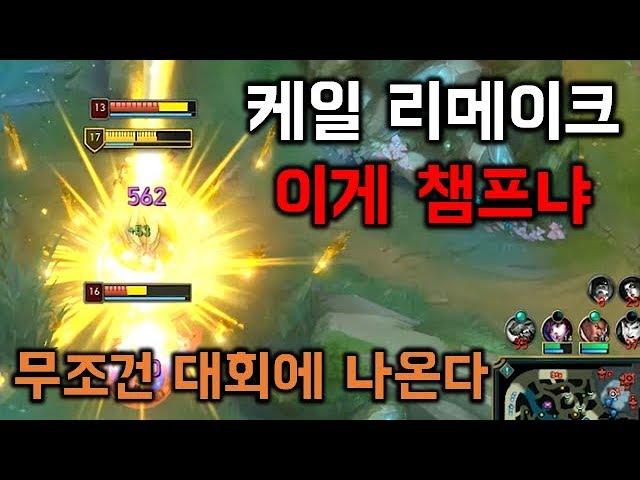 케일 리메이크 사기입니다