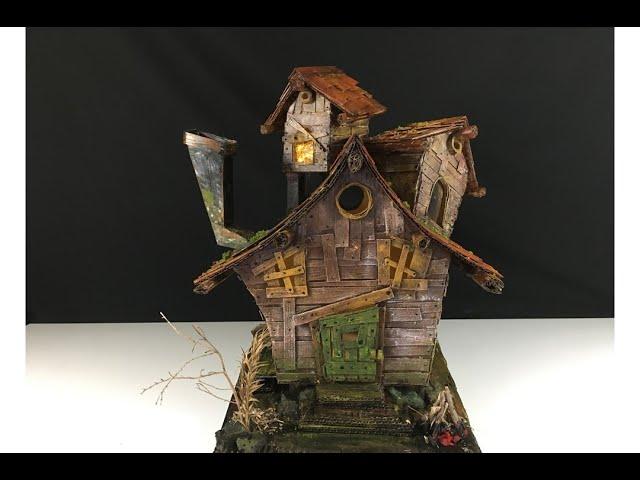 DIY Witch House Using Cardboard