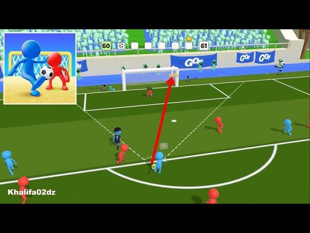 Super Goal - Soccer Stickman - Level 56 - 61 Gameplay (Android)