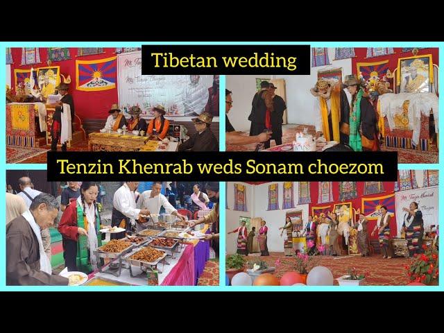 Tibetan wedding  Mr.Tenzin Khenrab weds Miss Sonam Choezom in Dalhousie #tibetanvlogger #tibetanwed