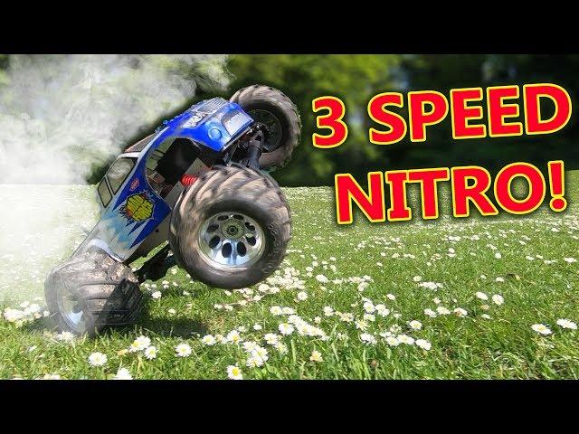 3 Speed Transmission Nitro RC Car Monster Truck Fun