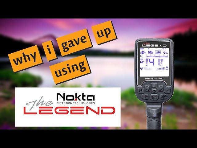 Why i said goodbye to the nokta Legend  | Metal detecting part 1