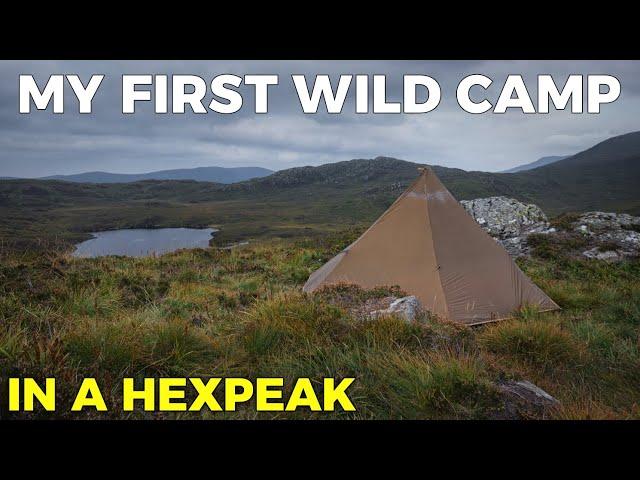 My FIRST Solo Wild Camp in this AWESOME Pyramid Tent!