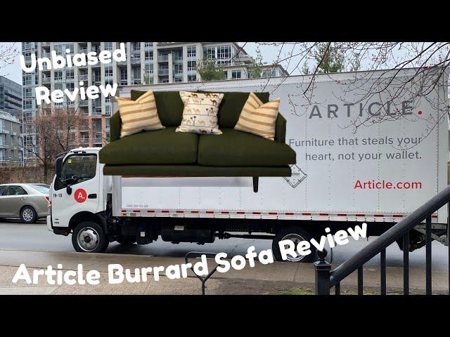 Article Furniture Review: Burrard Sofa Couch (Unboxing, Honest Review And First Impressions)