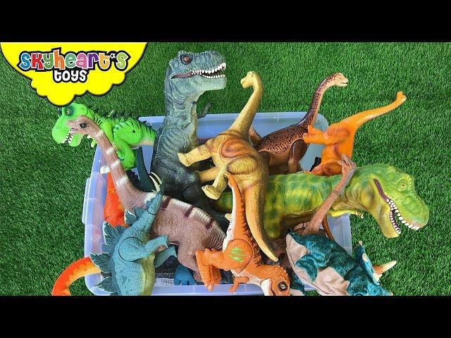 DINOSAUR FIGHT in Box! Skyheart Toys dinosaurs for kids jurassic battle