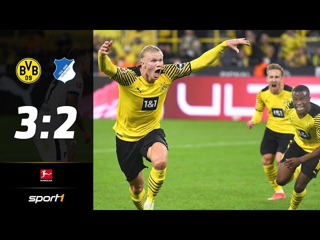 Last-Minute-Drama! Haaland schießt BVB zum Sieg | Dortmund - Hoffenheim | SPORT1 - BUNDESLIGA