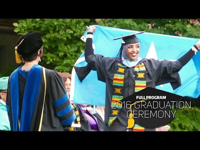 2016 UW College of Education Graduation Ceremony -- Full Program