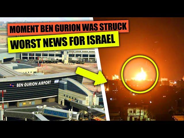 TOTAL MELTDOWN! Israel’s Defense Hub and Airport SMASHED by Hypersonic Retaliation!