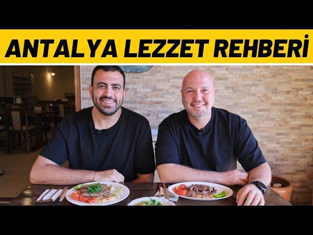 ANTALYA LEZZET REHBERİ (Antalya piyazı, şiş köfte, yanıksı dondurma) - Ayaküstü Lezzetler