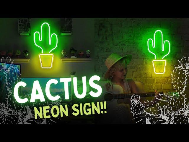 Lumoonosity Cactus led neon light decor 