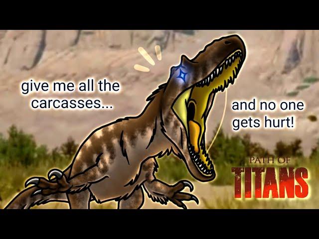 The Life of a Scavenging-Addicted Yuty - Yutyrannus Mod Gameplay | Path Of Titans