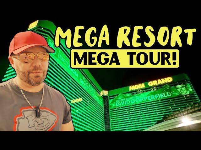 This place is MASSIVE! Don't get lost, let's take a walking tour of the MGM Grand Las Vegas! #vegas