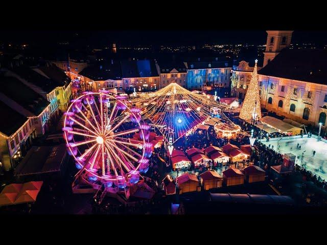 Sibiu die Innenstadt und der Baumarkt.