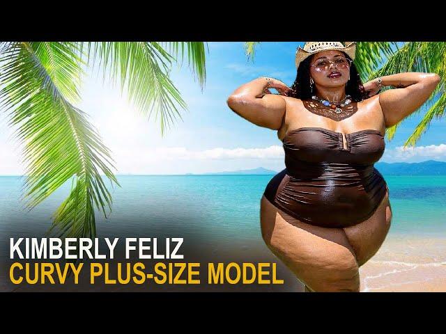 Kimberly Feliz Attractive Plus Size Model | Biography | Beautiful curvy photo model