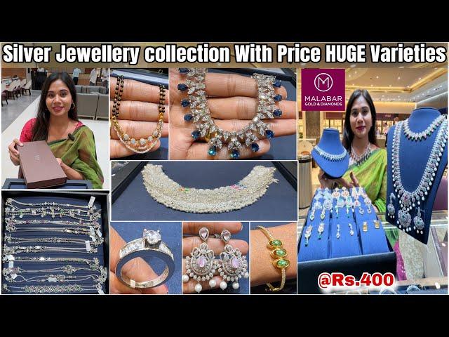 Malabar Huge Silver Jewellery| Silver Payal,Necklace,Earrings,Ring,Mangalsutra,Pendant & Bracelets|