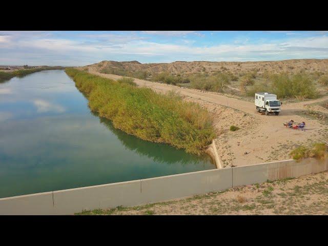 Awesome Waterfront Canal Camping on an Indian Reservation