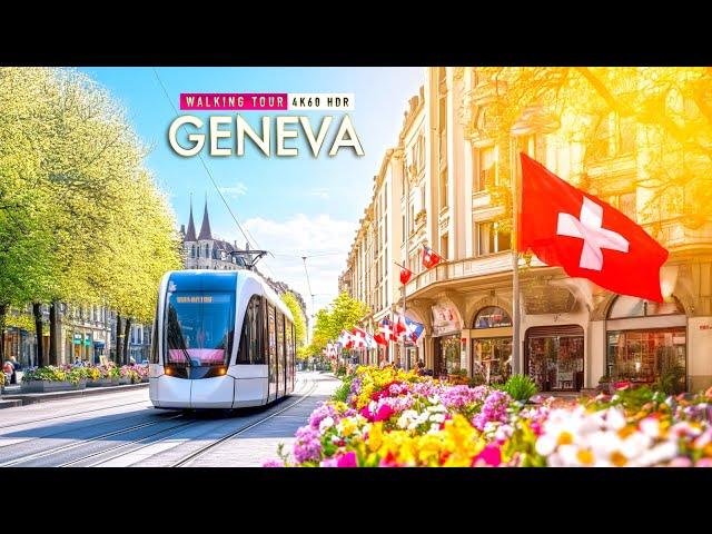 Geneva Walking Tour 4K – Explore the Heart of Switzerland | European Walking Tours