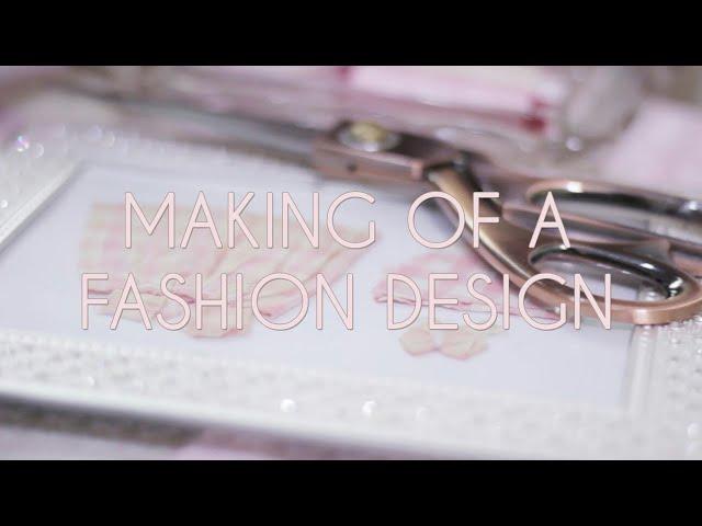 Making of a Fashion Design - I Designed and Made a Beautiful Mini Dress !