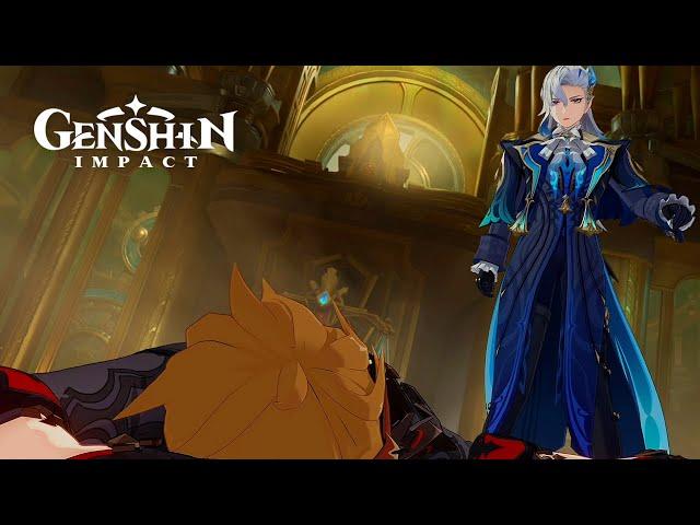 Tartaglia Goes Wild Versus Neuvillette Cutscene Animation | Archon Quest Act 2 | Genshin Impact 4.0