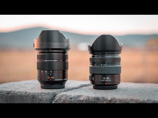 Panasonic Leica 12-60mm F2.8-4 vs Lumix G X 12-35mm F2.8 II on G9 GH5 GX9 GH5S