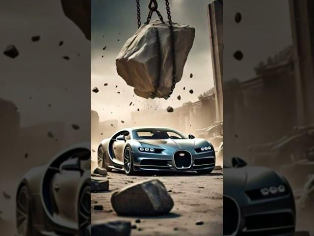 "Luxury Car vs Heavy Metal and Stone Drop Test!"|Indestructible Car Test - Giant Stone Crash!"