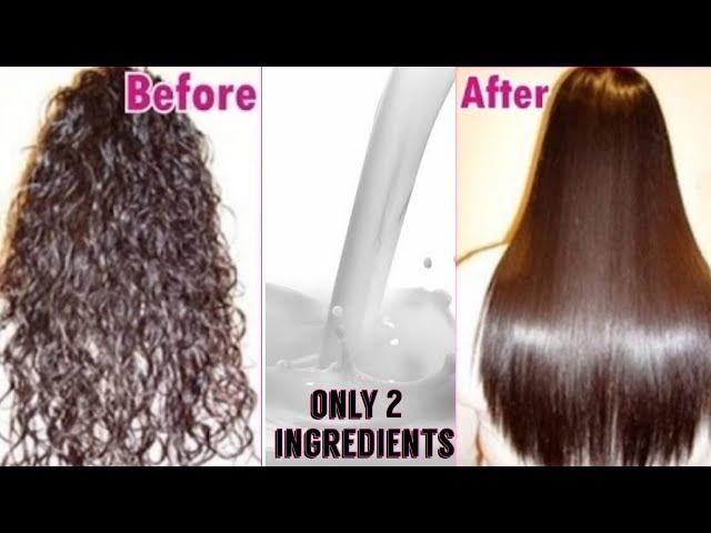 Permanent Hair Straightening at Home | Only Natural Ingredients | TipsToTop By Shalini