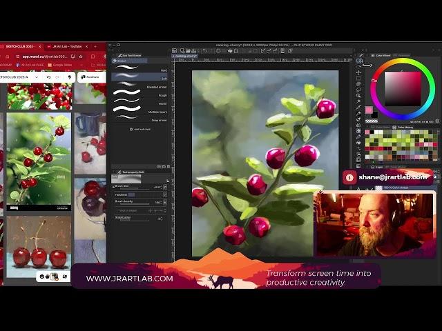 SketchClub JR ART LAB -: Cherry Nanking - (Clip Studio)