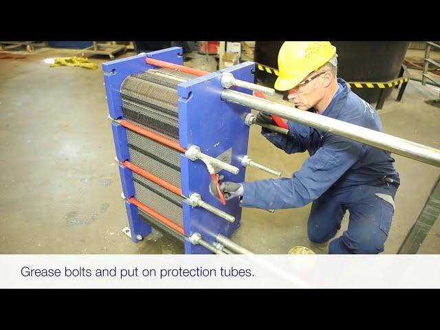 Alfa Laval Gasketed plate heat exchangers - Closing procedure