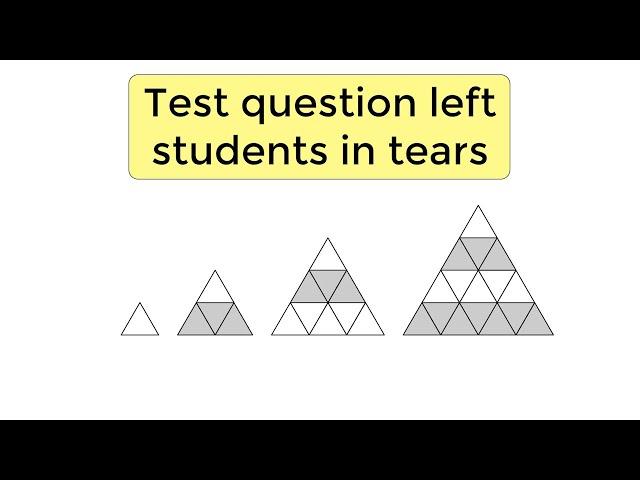 Singapore test question that left students crying