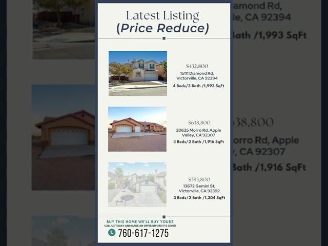 PRICE REDUCE HOME FOR SALE IN HIGH DESERT