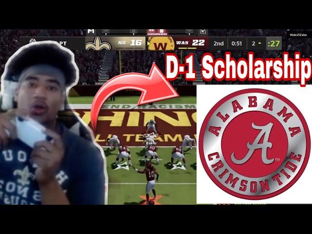 STORY TIME HOW DID I GET A D-1 SCHOLARSHIP ‼️ GOATED MILLZ STORY TIME  MADDEN 22 ULTIMATE TEAM
