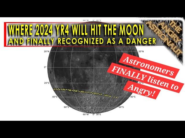 Astronomers FINALLY listen to Angry!  New study proves 2024 YR4 Asteroid is a threat after all!