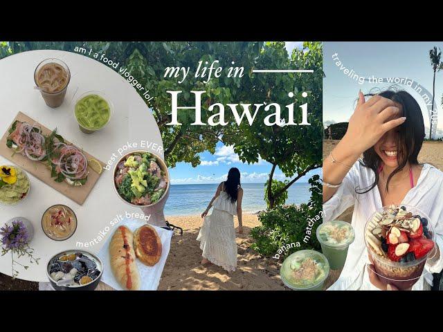 my life in hawaii  | what i eat, getting productive, local life