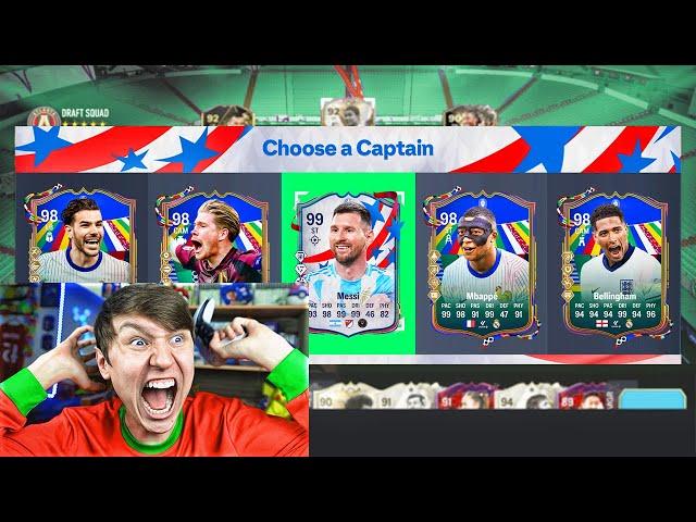 99 MESSI IN 129 RATED TEAM OF THE TOURNAMENT FUT DRAFT!! (EA FC 24)