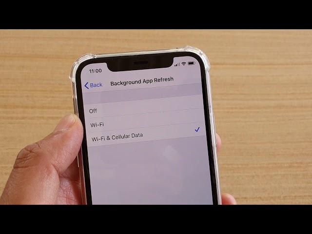 iPhone 11 Pro: How to Turn Background App Refresh to Off / On