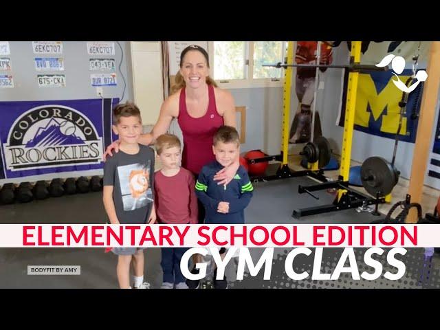 12 Minute Kids Gym Class Workout:  Elementary School Edition