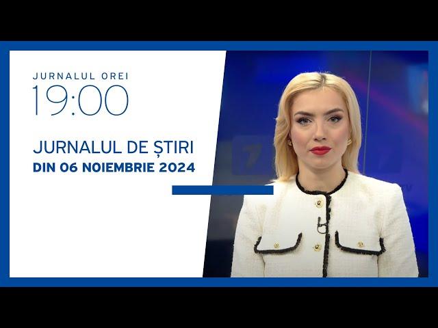 Jurnalul orei 19:00, 06.11.2024