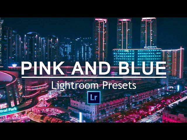 Pink And Blue Tone Using In Lightroom | Lightroom Mobile Tutorial - Lightroom Presets