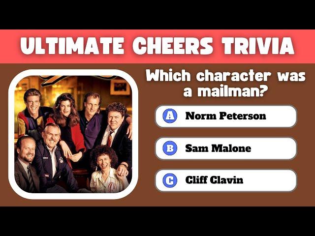 Cheers Quiz: Can You Remember These Iconic Moments?