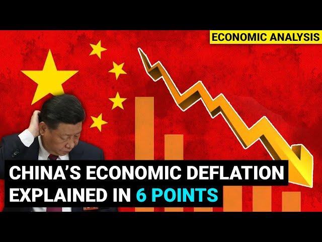 Why China's economy facing deflation | What is Deflation, Inflation | Economics UPSC, CDS, SSC CGL