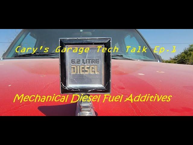 Tech Talk Mechanical Diesel Fuel Additives