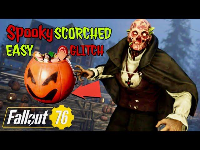 New Fallout 76 SUPEREASY Infinite Spooky Scorched Glitch (TreatBags)!! #new #fallout76 #glitch