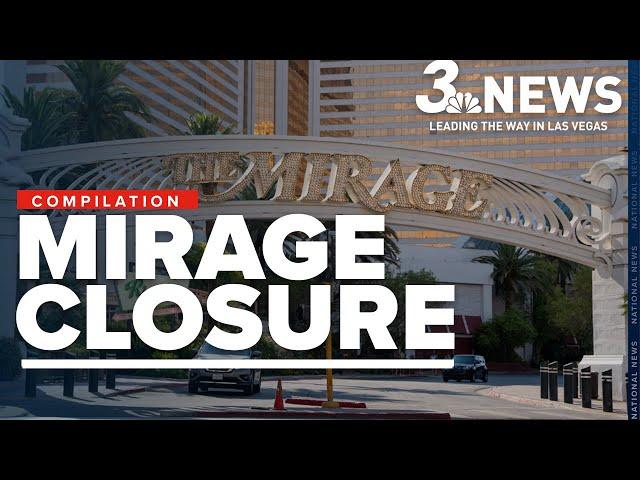 The Mirage Hotel and Casino closes its doors