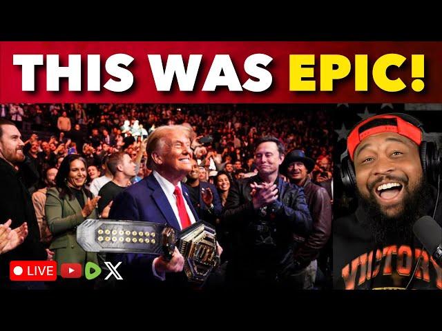 LIVE: Trump PULLED UP With The MAGA Avengers, TOOK Over UFC 309 | Officer Tatum Show EP 9