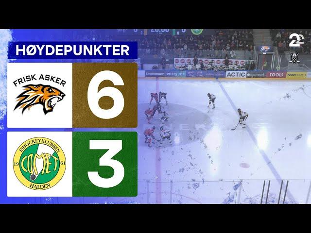 Frisk Asker 6 - 3 Comet Halden - Høydepunkter