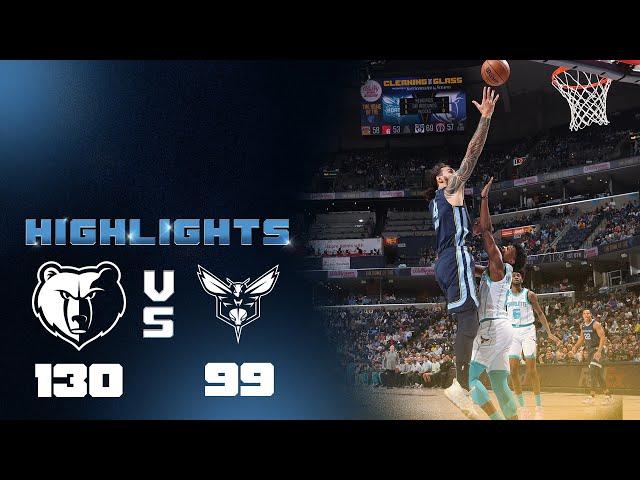 Memphis Grizzlies vs. Charlotte Hornets Highlights | 11.04.22