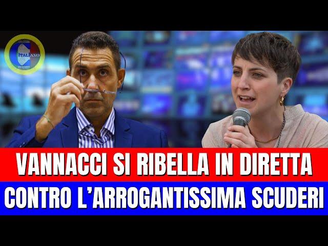  VANNACCI ZITTISCE IN DIRETTA L'ARROGANTISSIMA BENEDETTA SCUDERI