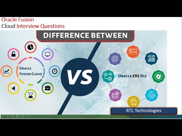 Difference Between Oracle Fusion Cloud and Oracle EBS ERP| EBS vs Fusion Cloud | Interview Questions