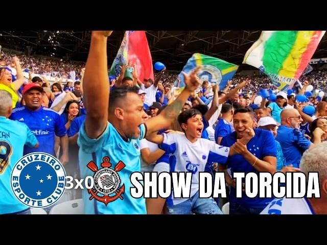 Torcida do Cruzeiro 3x0 Corinthians um Show Cabuloso DO INÍCIO AO FIM